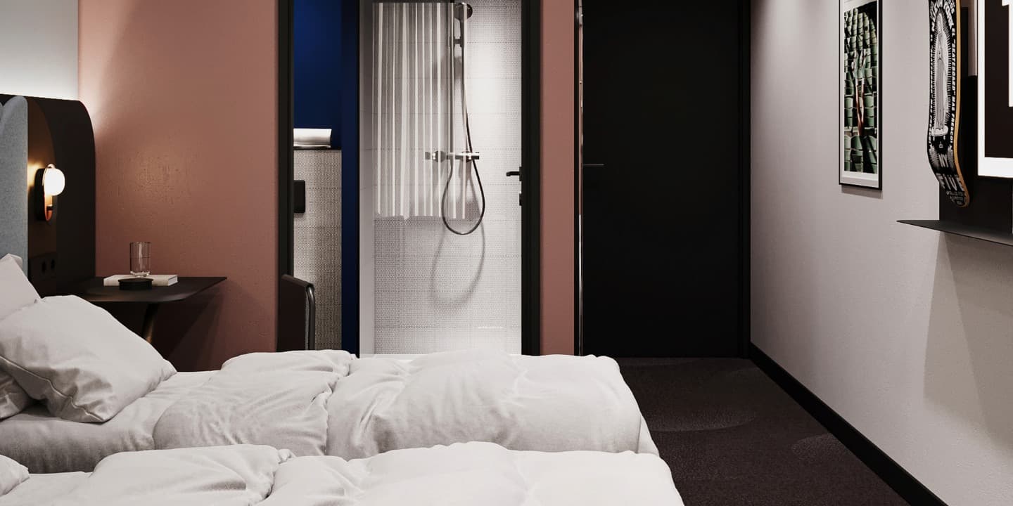 TRIBE Essential — 2 Single Beds