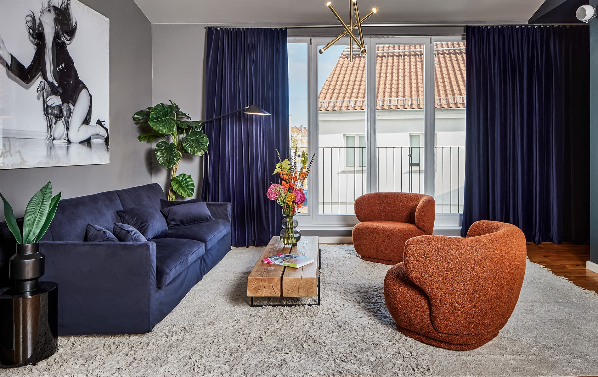 L Apartment with Sofa Bed