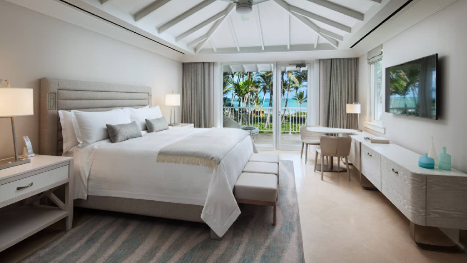 Deluxe Garden-View One-Bedroom Suite with Balcony