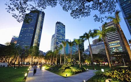 Ayala Triangle Gardens & Modern Architecture