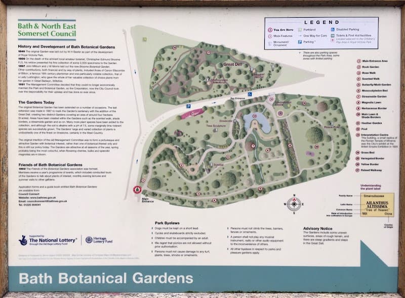 Bath Botanical Gardens & Royal Victoria Park