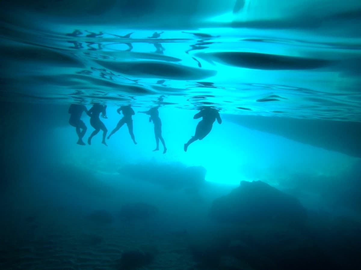 Blue Room Cave Kayak
