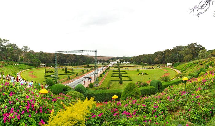 Brindavan Gardens (Evening Musical Fountains)