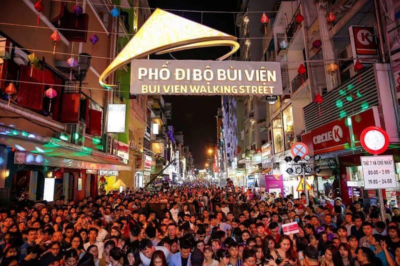 Bui Vien Walking Street Nightlife