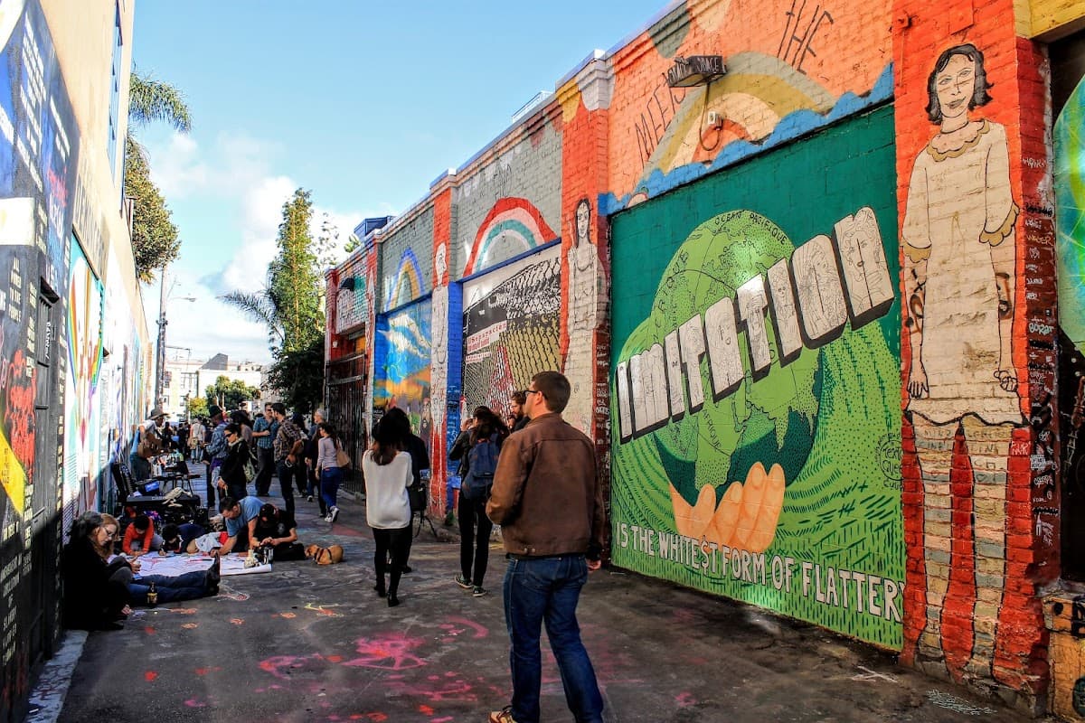 Clarion Alley & Balmy Alley Murals