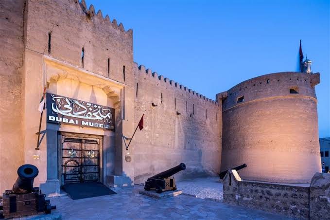Dubai Museum at Al Fahidi Fort (exterior & courtyard if under renovation)