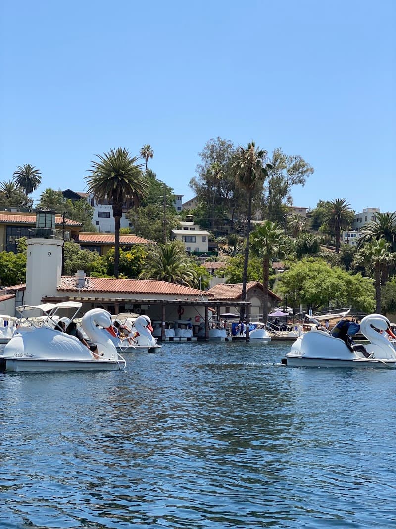 Echo Park Lake Swan Boats