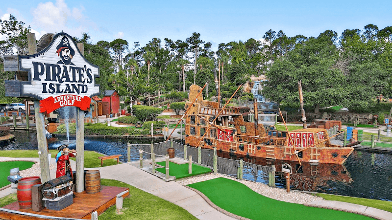 Gulf Shores Mini Golf (Pirate’s Island or Zooland)