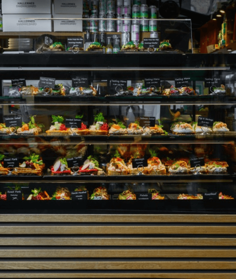 Hallernes Smørrebrød (inside Torvehallerne)