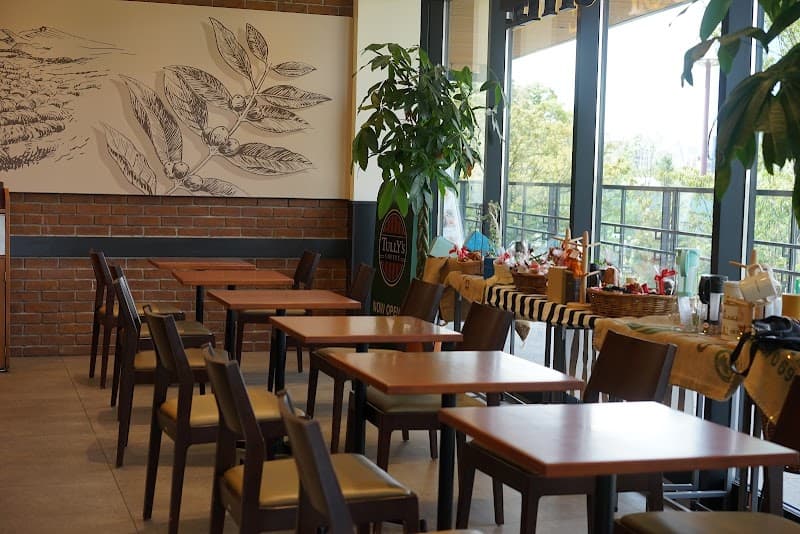 Jo-Terrace Osaka Cafes (e.g., Tully’s Coffee Osaka-jo Koen)