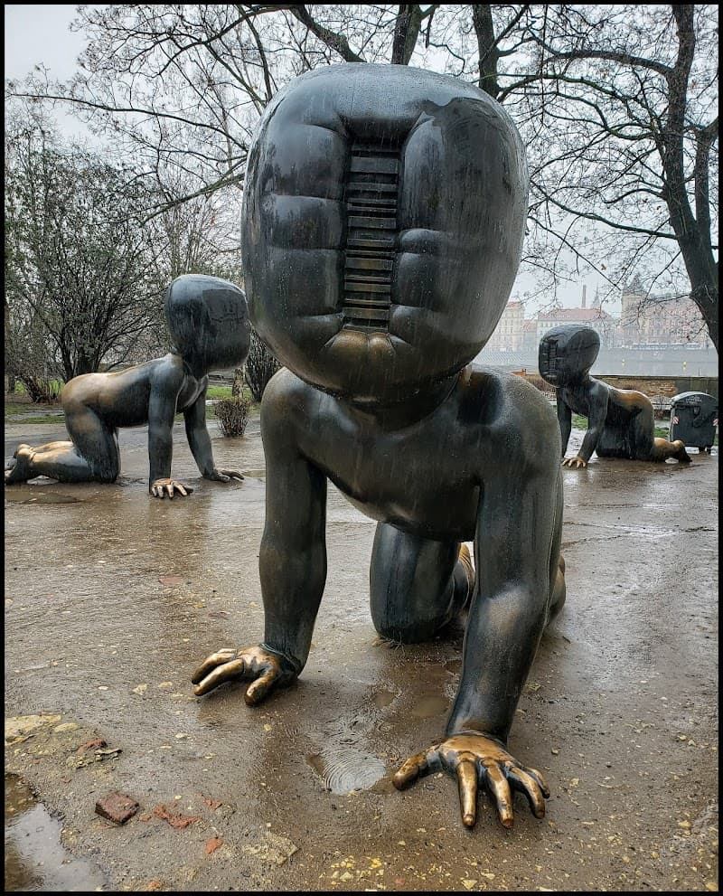 Kampa Island & David Černý Sculptures