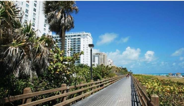 Miami Beach Boardwalk (Mid-Beach Section)