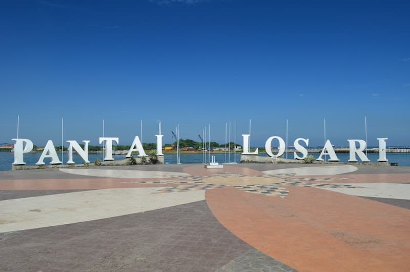 Morning Walk at Losari Beach Promenade