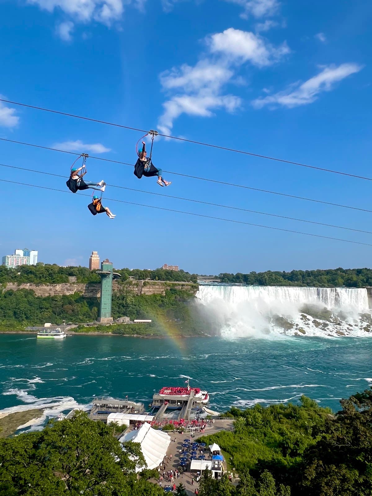 Niagara Zipline to Falls