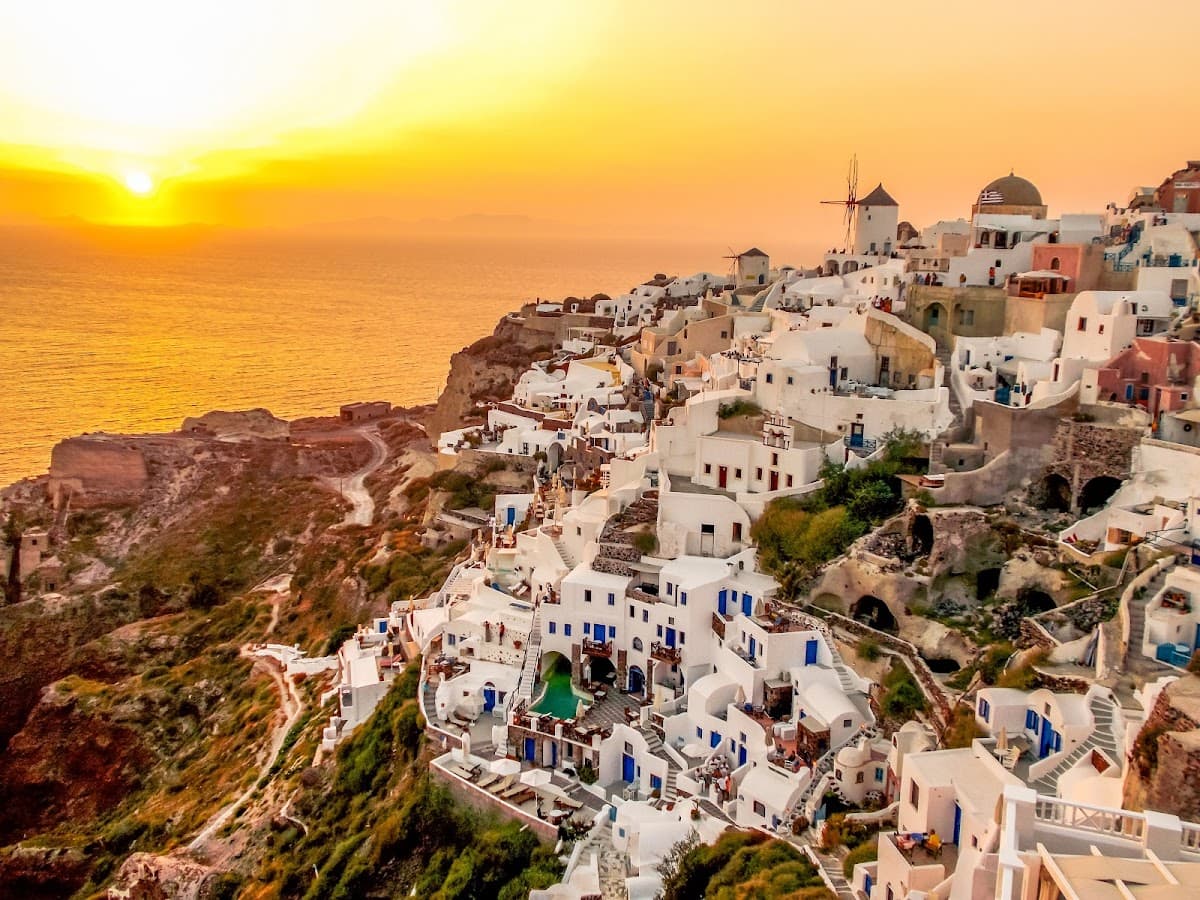 Oia Village Stroll