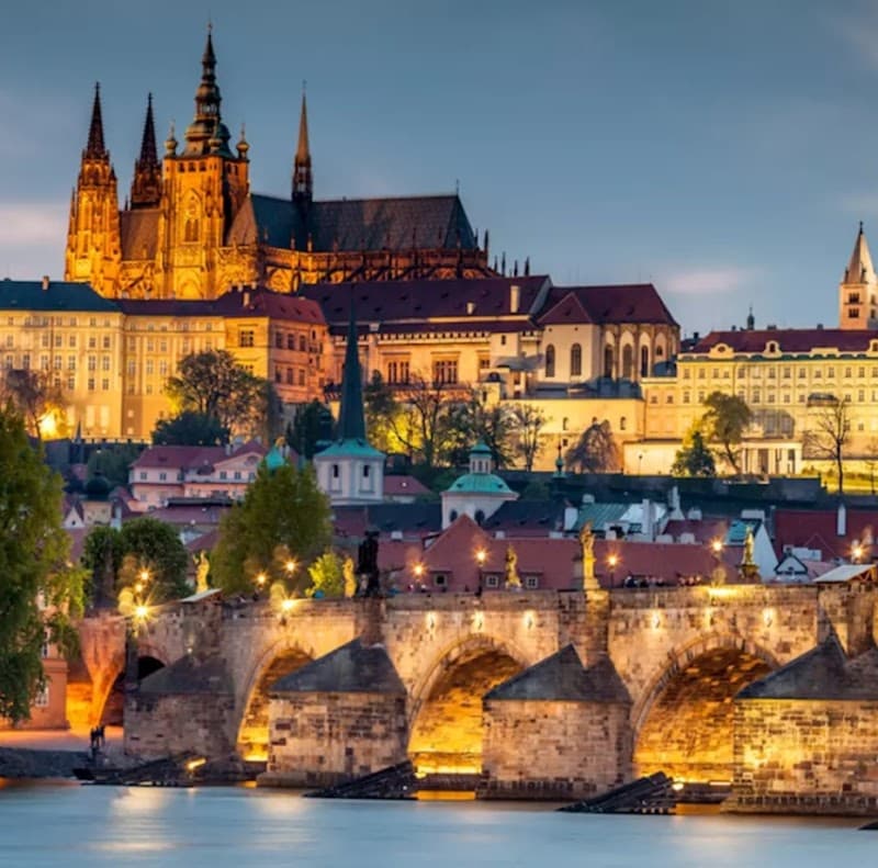 Prague by Foot, River, and Stone