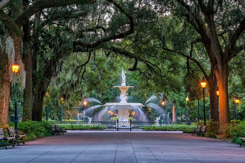 Savannah Historic District Squares